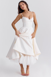 Jurk dames | Lange maxi jurk met elegante pasvorm