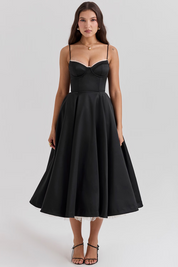 Jurk dames | Lange maxi jurk met elegante pasvorm