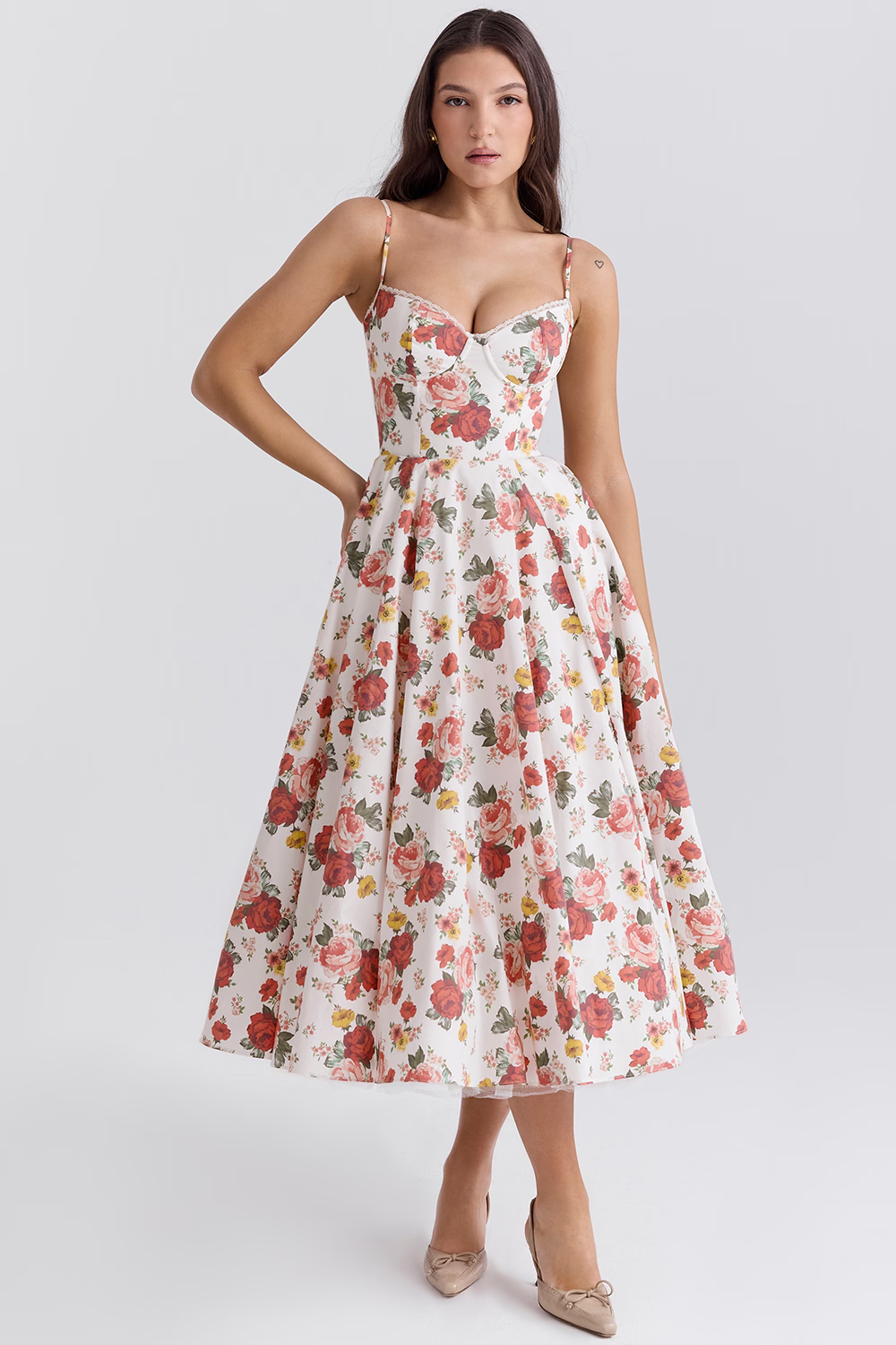Jurk dames | Lange maxi jurk met elegante pasvorm
