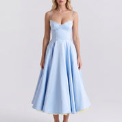 Jurk dames | Lange maxi jurk met elegante pasvorm