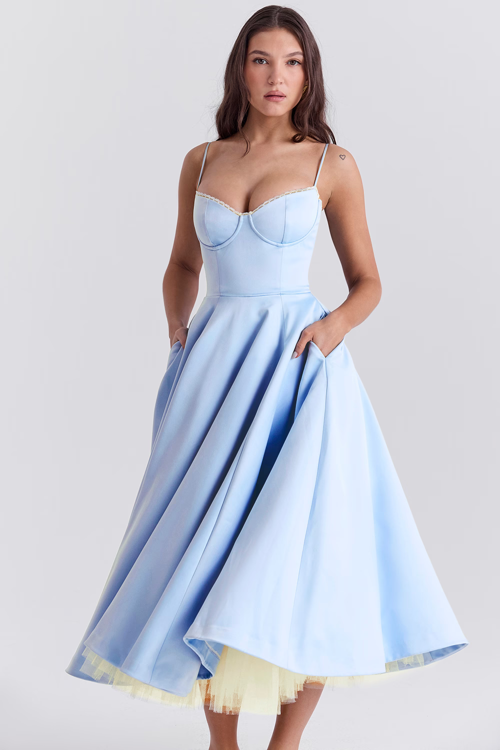 Jurk dames | Lange maxi jurk met elegante pasvorm