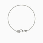 Ketting dames | Elegante ketting met zircon sluiting