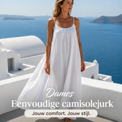 Maxi jurk dames | Luchtige zomerjurk met dunne bandjes