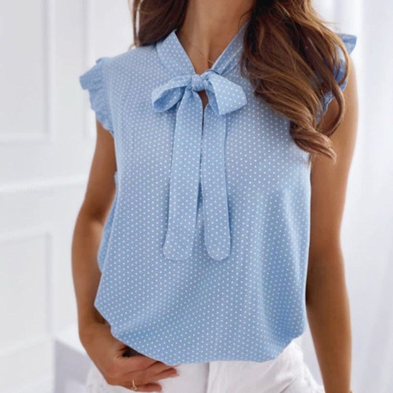 Ruches top dames | Romantische top met elegante en zachte look