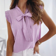Ruches top dames | Romantische top met elegante en zachte look