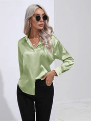 Isotta - Satijnen Blouse