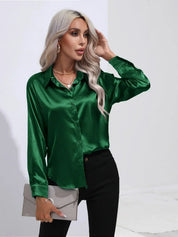 Isotta - Satijnen Blouse