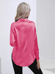 Isotta - Satijnen Blouse