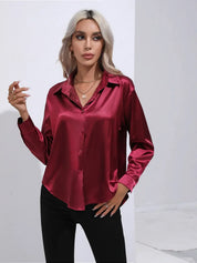 Isotta - Satijnen Blouse