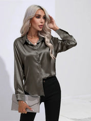 Isotta - Satijnen Blouse