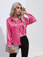 Isotta - Satijnen Blouse
