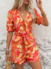 Jaime Blazer Playsuit Dames | Romper met Strikceintuur & Blazer Stijl