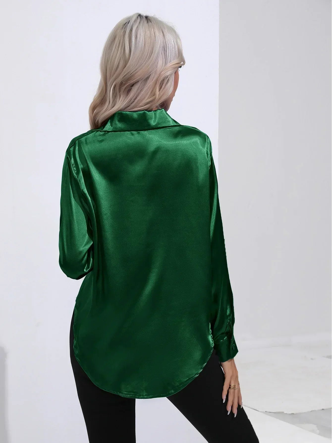 Isotta - Satijnen Blouse