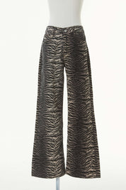 Zebraprint Flare Jeans