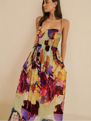 Chai Bloom Multi Maxi Dress