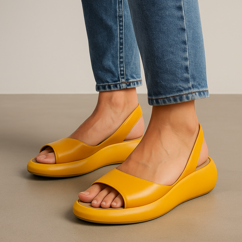 Sandalen dames | Comfort slippers met open teen en antislip zool