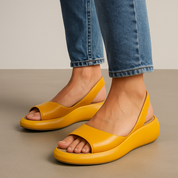 Sandalen dames | Comfort slippers met open teen en antislip zool