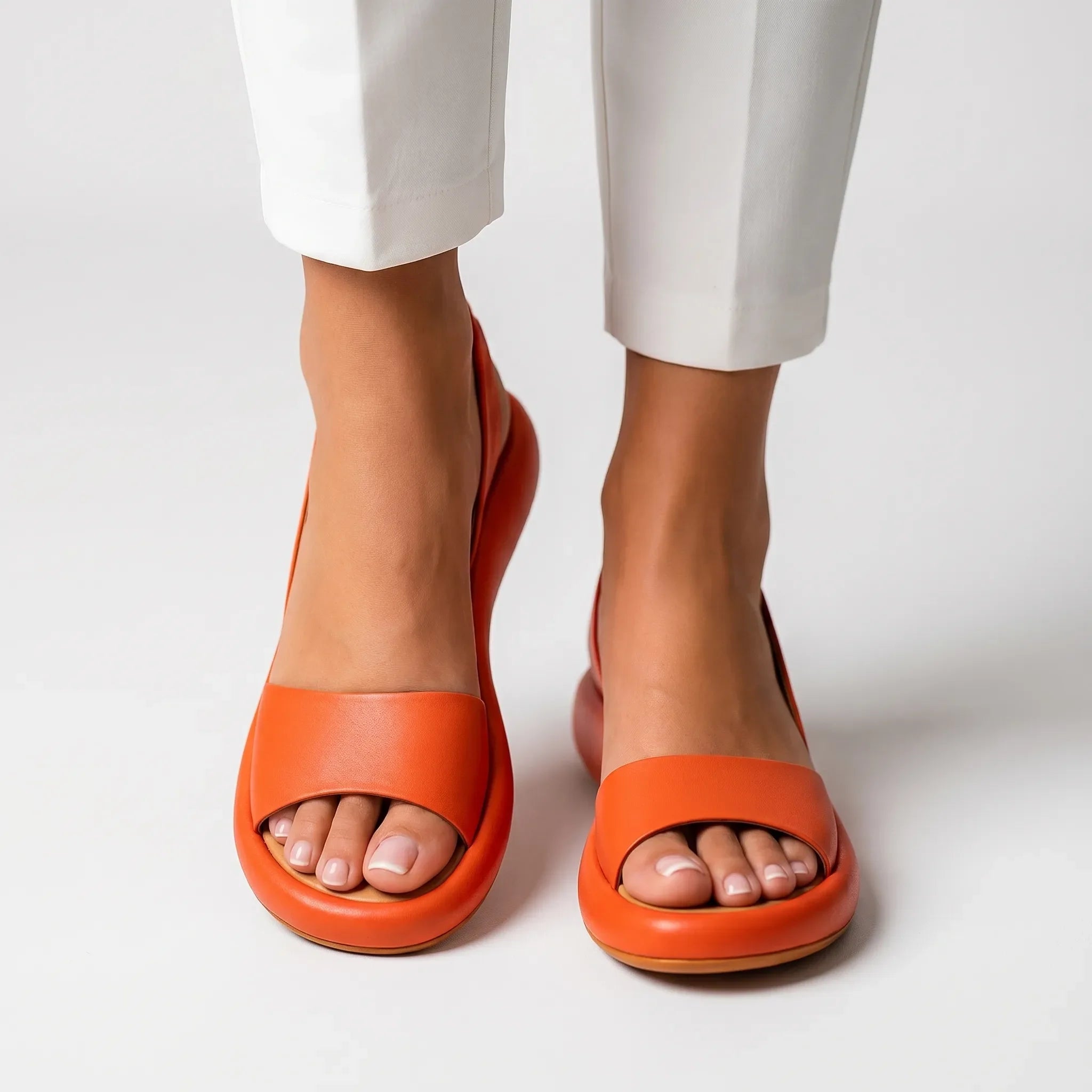 Sandalen dames | Comfort slippers met open teen en antislip zool