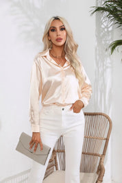 Isotta - Satijnen Blouse