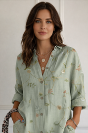 Dames Blouse met Bloemenprint – Luchtige Floral Top