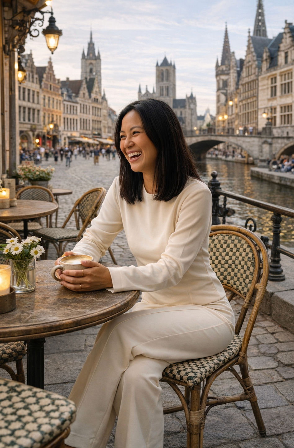 Chique Dames Set – Elegante Tweedelige Outfit met Flatterende Pasvorm