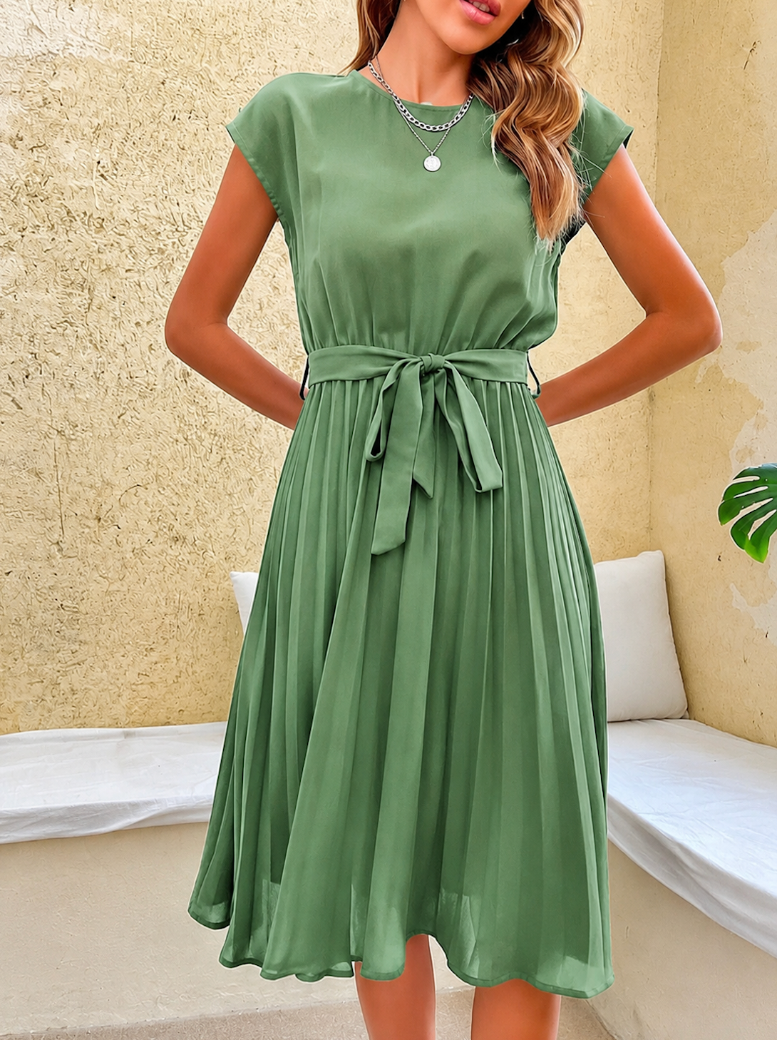 Mint Groene Formeel Feestelijke Ibiza Jurk
