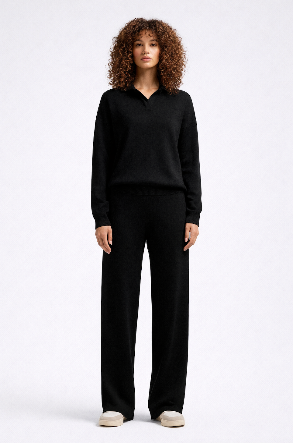Wide Leg Polo Tweedelige Set – Luxe, Comfortabel & Moeiteloos Stijlvol