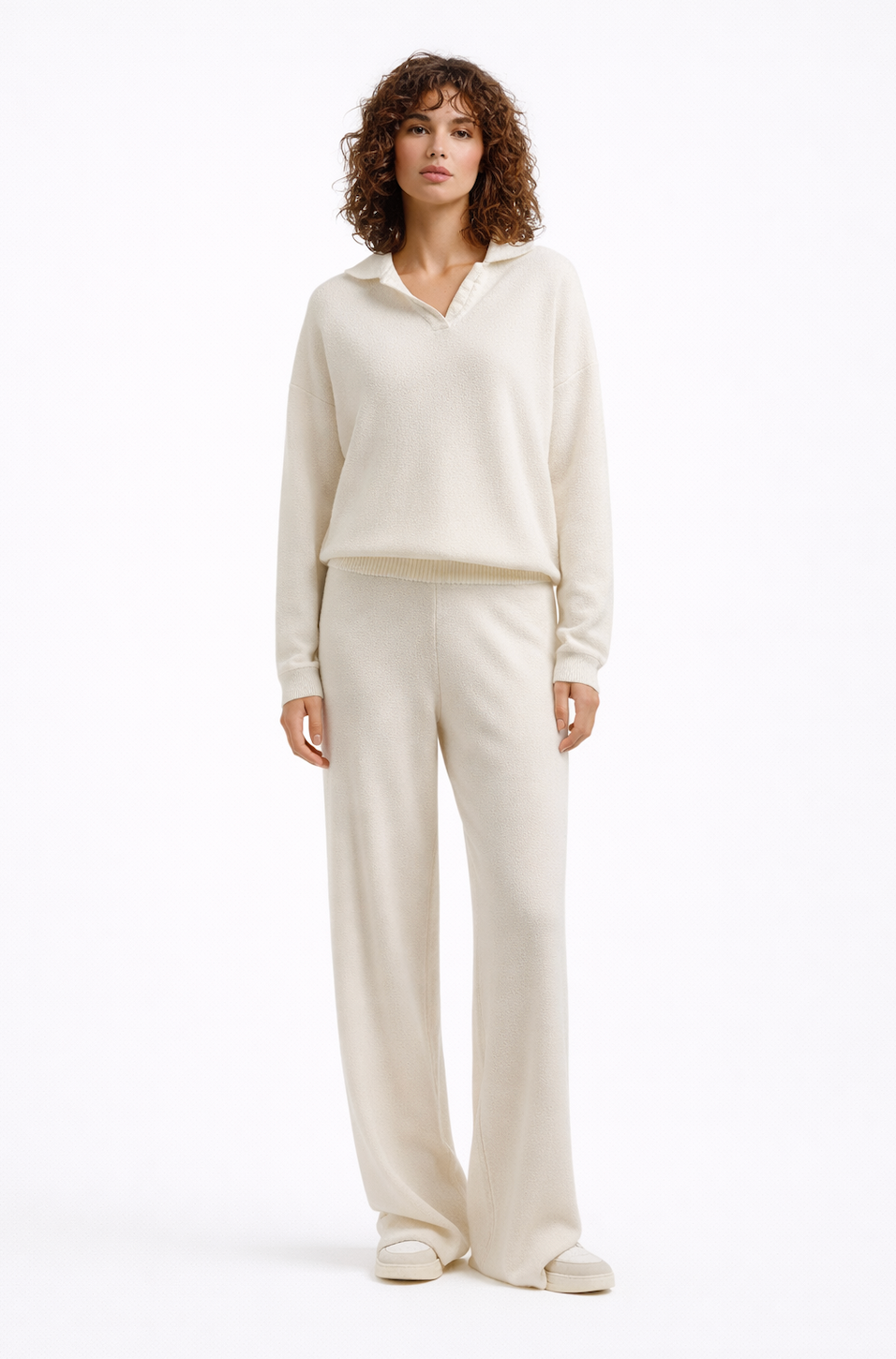 Wide Leg Polo Tweedelige Set – Luxe, Comfortabel & Moeiteloos Stijlvol