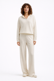 Wide Leg Polo Tweedelige Set – Luxe, Comfortabel & Moeiteloos Stijlvol