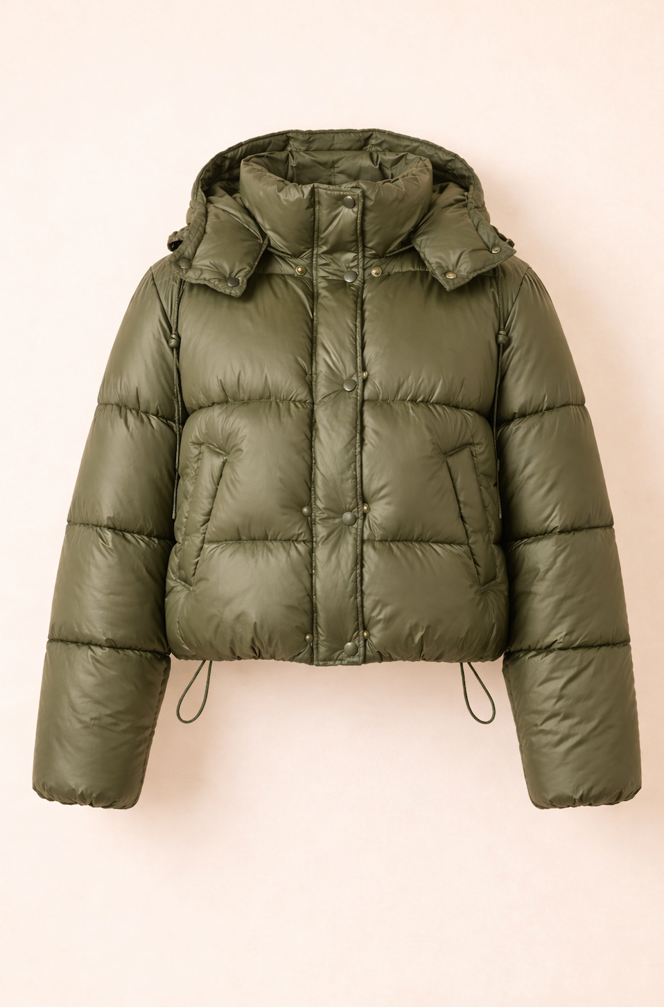 Dames Pufferjas met Capuchon – Licht & Warm