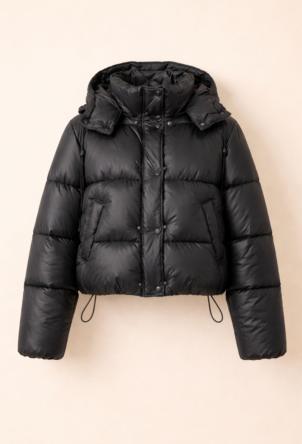 Dames Pufferjas met Capuchon – Licht & Warm