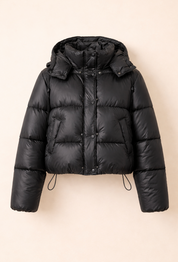 Dames Pufferjas met Capuchon – Licht & Warm