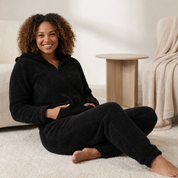 SnugglePaws Fleece Onesie Dames | Superzachte Onesie met Berenoortjes | Warme Loungewear