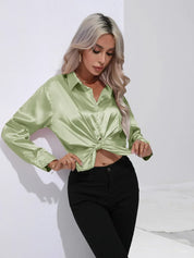 Isotta - Satijnen Blouse