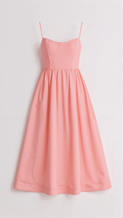 Sophie | A-lijn Midi-jurk voor Dames met Elegante Ascot-stijl