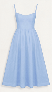 Sophie | A-lijn Midi-jurk voor Dames met Elegante Ascot-stijl