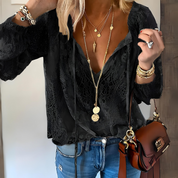 Sophie | Elegante Boho V-hals Blouse voor Dames