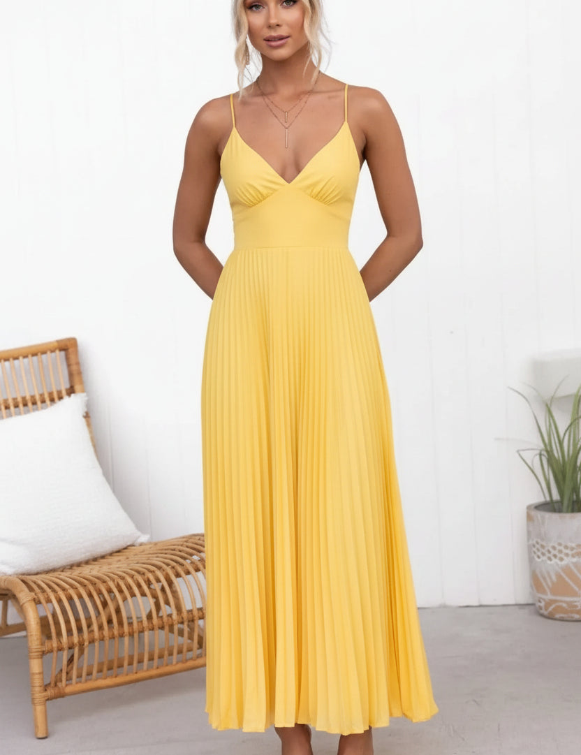 Sophie___Geplooide_Lange_Zomerjurk_met_V-hals_voor_Dames_0.jpg