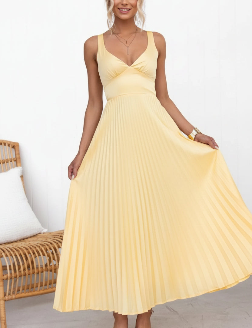 Sophie___Geplooide_Lange_Zomerjurk_met_V-hals_voor_Dames_1.jpg