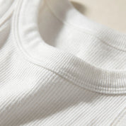 Tanktop dames | Rib top mouwloos slim fit basic