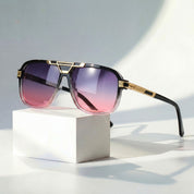 Zonnebril | Aviator zonnebril met gradient glazen Ravique