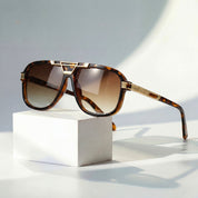 Zonnebril | Aviator zonnebril met gradient glazen Ravique