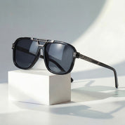 Zonnebril | Aviator zonnebril met gradient glazen Ravique