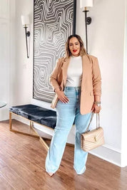 Noah | Stijlvolle Jeans met Hoge Taille
