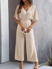 Sangria Sway Wide Leg Jumpsuit | Dames Jumpsuit met Wijde Pijpen