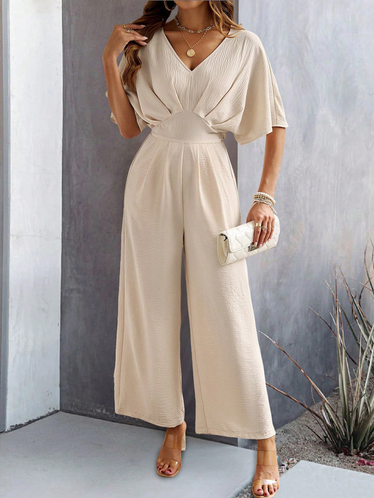 Sangria Sway Wide Leg Jumpsuit | Dames Jumpsuit met Wijde Pijpen