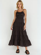 Good Timer Halter Maxi Jurk | Lange Jurk
