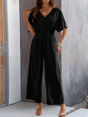 Sangria Sway Wide Leg Jumpsuit | Dames Jumpsuit met Wijde Pijpen