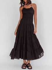 Good Timer Halter Maxi Jurk | Lange Jurk