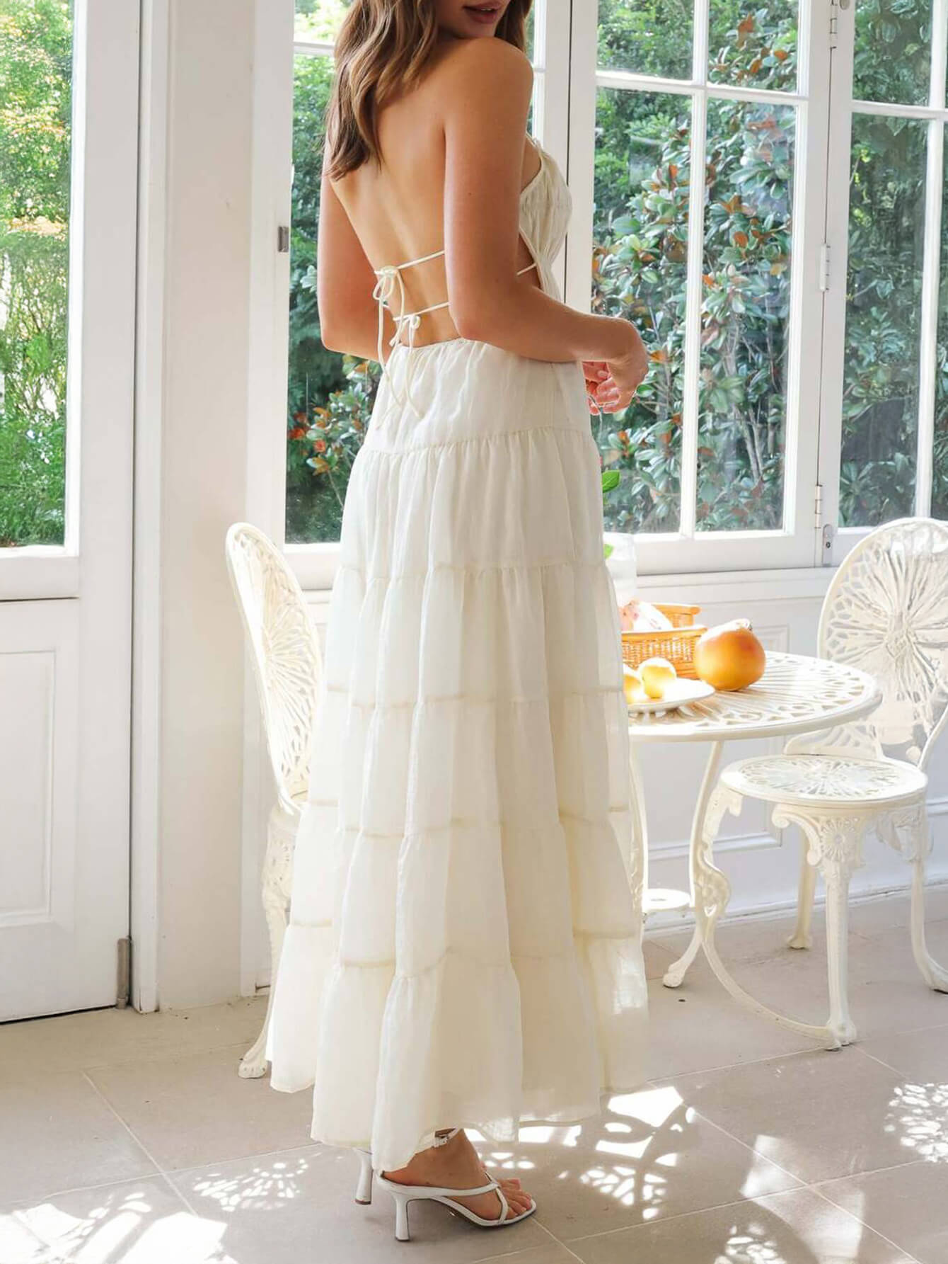 Good Timer Halter Maxi Jurk | Lange Jurk